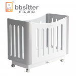 Кроватка Micuna BabySitter 120x60 — White/Aluminium