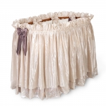 Юбка для круглой кроватки Eco Line Benita — Какао