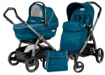 Коляска 2 в 1 Peg Perego Book S XL Modular (шасси Jet) — Saxony Blue