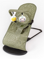 Шезлонг Amarobaby Baby time — Зеленый