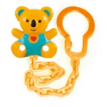 Клипса-держатель для пустышек Canpol "Медвежонок с сердечком" арт. 10/874 цвет  — желтый