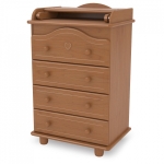 Пеленальный комод Gandilyan (Гандылян) Аистенок мини люкс — Вишня