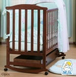 Детская кроватка Кубаньлесстрой Лютик АБ 15.1 — Орех