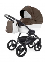 Коляска для новорожденных Esspero Grand I-Nova (шасси Graphite) — Cacao leatherette