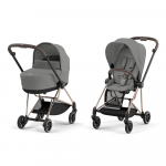 Коляска 2 в 1 Cybex Mios III (шасси Rosegold) — Mirage Grey