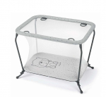 Детский манеж Cam Lusso — 262 серый с мишкой