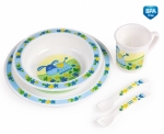 Набор обеденный пластиковый Canpol, арт. 4/401, 12+ мес. — голубой