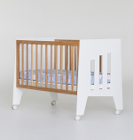 Кровать-стол ANTEMI Mia 120х60см — Белый/Дерево