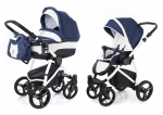 Коляска 2 в 1 Esspero Newborn Lux (шасси White) — Navy Lux