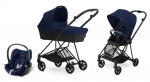 Коляска 3 в 1 Cybex MIOS (шасси Black) — Midnight Blue