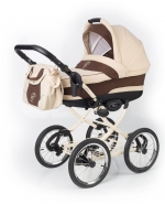 Коляска для новорожденных Esspero Classic (шасси Beige) — Beige Brown