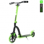 Самокат Y-SCOO RT 180 SLICKER с амортизатором — Deluxe green