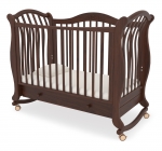 Кроватка Gandylyan (Гандылян) Габриэлла Люкс (колёса) — Орех