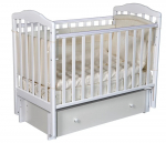 Детская кроватка АНТЕЛ Alita 4/6 УМ — Белый