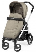 Прогулочная коляска Peg Perego Book 51 Pop Up Completo (шасси White/Black) — Team Cream