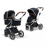 Коляска 2 в 1 Moon Style — Rocca Navy (403) 2022