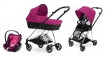Коляска 3 в 1 Cybex MIOS (шасси Chrome) — Mystic Pink