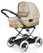Коляска для новорожденных Peg Perego Culla (шасси Chrome) — Gold
