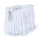 Юбка для круглой кроватки Eco Line Amanda — Серый