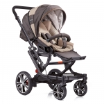 Прогулочная коляска Gesslein F6 Air+  — темно-коричневый/бежевый