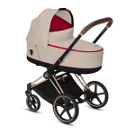 Коляска для новорожденных Cybex Priam III Ferrari Silver Grey — Rosegold