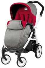 Прогулочная коляска Peg Perego Book 51 Pop Up Completo (шасси White/Black) — Tulip