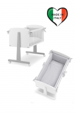 Колыбель Erbesi Ninna Cuoricine — белый/серый