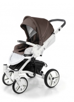 Прогулочная коляска Esspero Grand Tour (шасси White GT) — Cacao leatherette