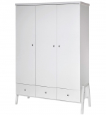 Трехсекционный шкаф Schardt Holly — White