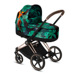 Коляска для новорожденных Cybex Priam III Birds of Paradise — Rosegold