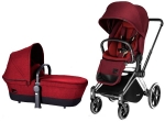 Коляска 2 в 1 Cybex Priam (шасси All Terrain Matt Black) — Hot Spicy