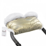 Муфта для рук на коляску Esspero Cosy White — Gold