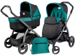 Коляска 2 в 1 Peg Perego Book S Pop Up Combo — Aquamarine