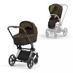 Коляска 2 в 1 Cybex Priam IV (шасси Chrome Brown) — Khaki Green