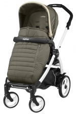 Прогулочная коляска Peg Perego Book 51 Pop Up Completo (шасси White/Black) — Breeze Kaki