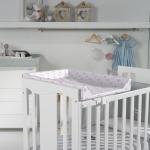 Пеленальная доска на кроватку Micuna CP-744 — Pink Bears and Hearts