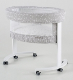 Колыбель Micuna Smart Fresh MO-1456 с LED-подсветкой — Stars/White