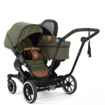 Коляска Emmaljunga NXT Twin 2024 (для двойни или погодок)  — Outdoor Olive