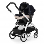 Автокресло Peg Perego Primo Viaggio SL на шасси Book 51 (шасси White/Black) — Luxe Beige