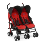 Коляска для двойни Chicco Echo Twin Stroller — Garnet