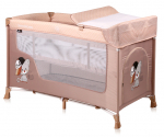 Манеж-кровать LORELLI San Remo 2 — Бежевый / Beige Cool Cat 1935