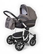 Коляска для новорожденных Esspero Discovery (шасси White) — Carbon