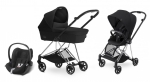 Коляска 3 в 1 Cybex MIOS (шасси Chrome) — Stardust Black