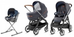 Коляска 3 в 1 Inglesina Aptica System Quattro — Indigo Denim/Graphite Cuoio