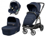 Коляска 3 в 1 Peg Perego Veloce Lounge Modular Special Edition — Blue Shine