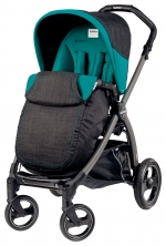 Прогулочная коляска Peg Perego Book S Pop Up Completo (шасси Jet) — Aquamarine