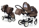 Коляска для двойни 2 в 1 Esspero Duetto (шасси White) — Coffee