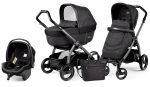 Коляска 3 в 1 Peg Perego Book S Elite Set Modular (шасси Jet) — Onyx