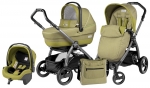 Коляска 3 в 1 Peg Perego Book S XL Modular System (шасси Jet) — Green Tea