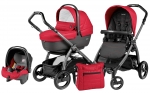 Коляска 3 в 1 Peg Perego Book S XL Modular System (шасси Jet) — Bloom Red